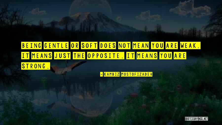 Being Strong But Weak Quotes By Kambiz Mostofizadeh Being Strong But Weak Quotes By Kambiz Mostofizadeh