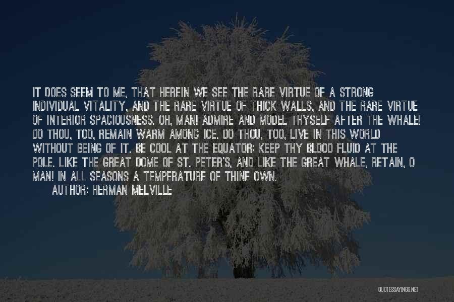 Being Strong Man Quotes By Herman Melville