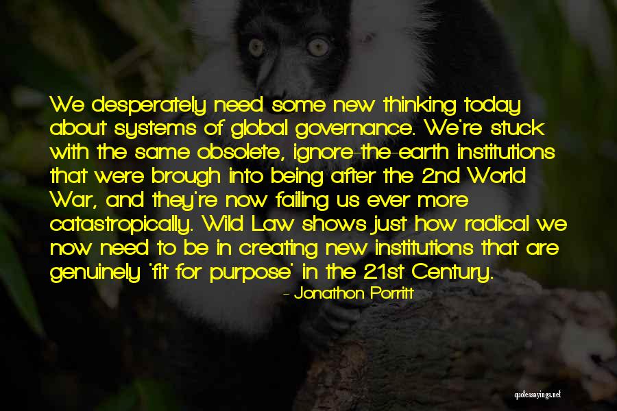 Being Stuck Quotes By Jonathon Porritt Being Stuck Quotes By Jonathon Porritt