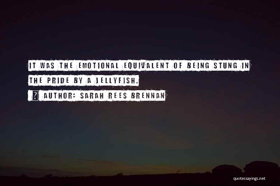 Being Stung Quotes By Sarah Rees Brennan