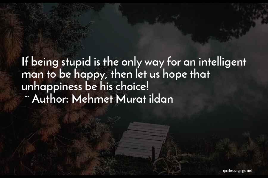 Being Stupid For A Man Quotes By Mehmet Murat Ildan