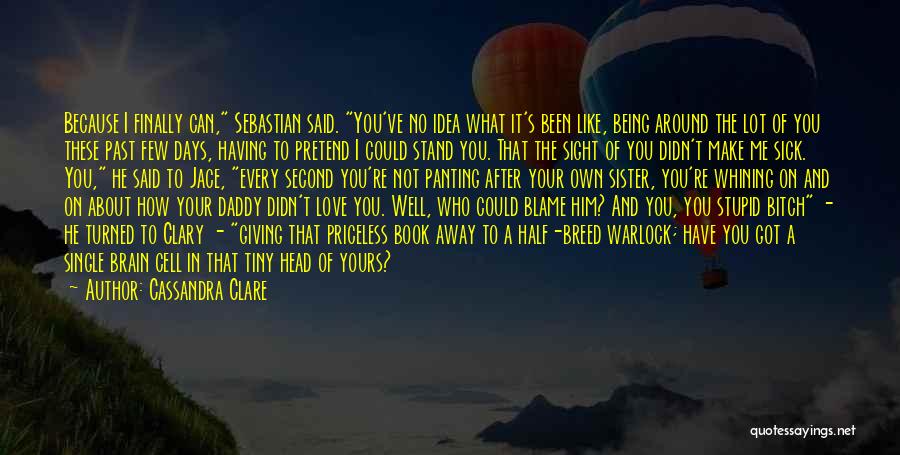 Being Stupid In Love Quotes By Cassandra Clare