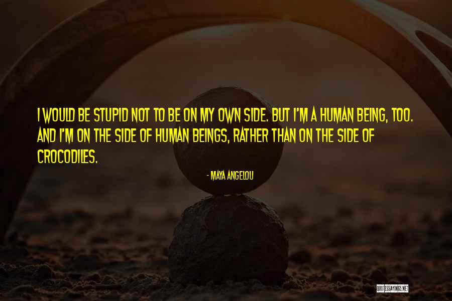 Being Stupid Quotes By Maya Angelou Being Stupid Quotes By Maya Angelou