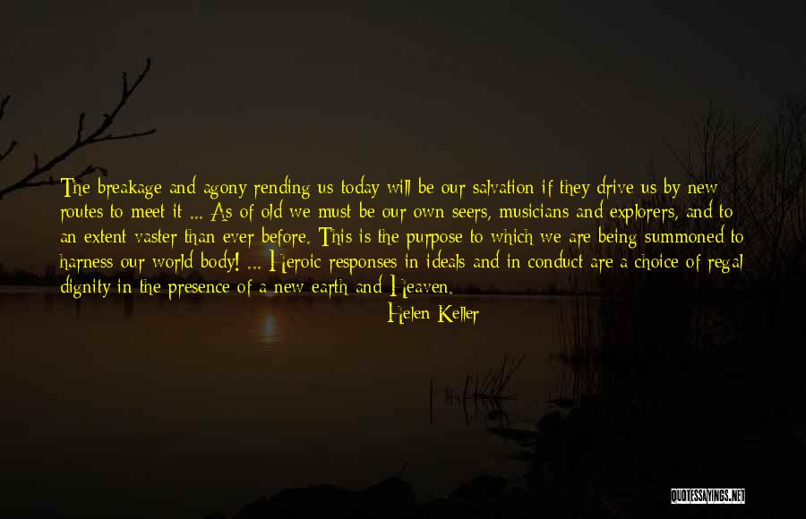 Being Summoned Quotes By Helen Keller Being Summoned Quotes By Helen Keller