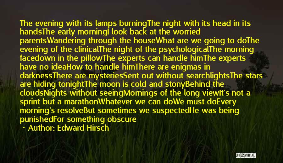 Being Suspected Quotes By Edward Hirsch