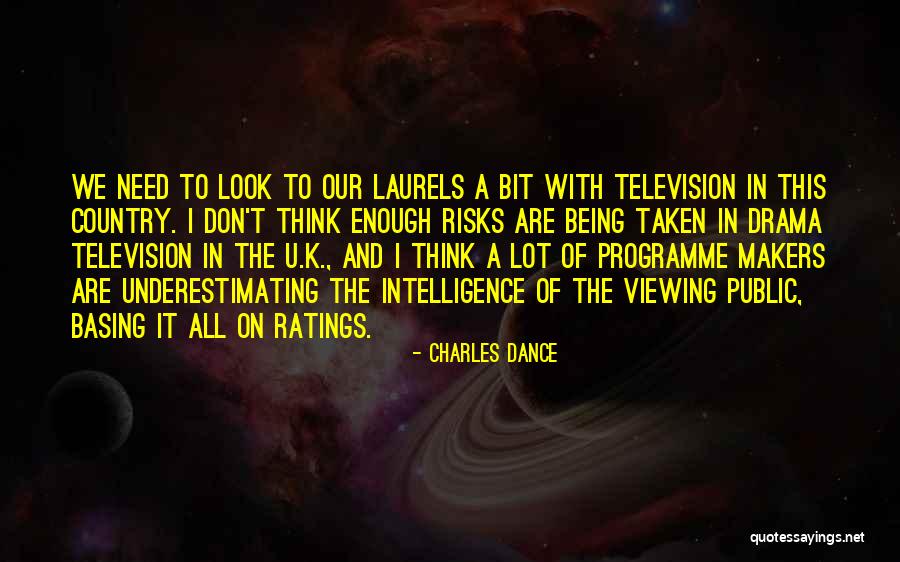 Being Taken Quotes By Charles Dance