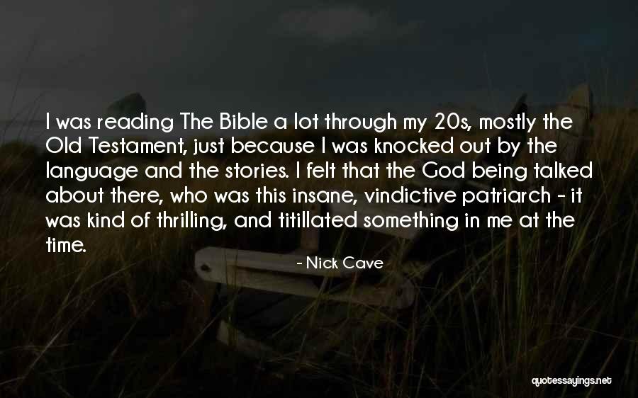 Being Talked Quotes By Nick Cave