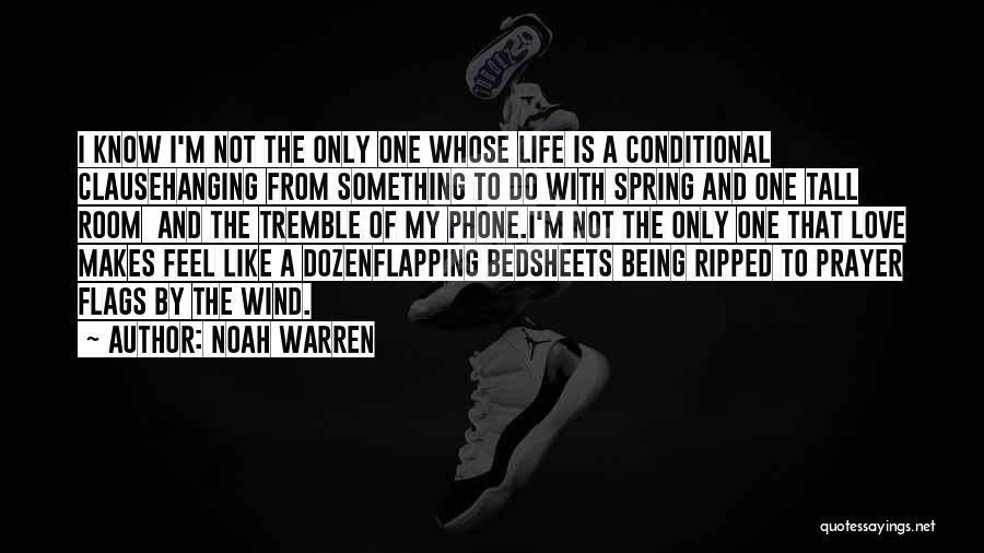 Being Tall Quotes By Noah Warren