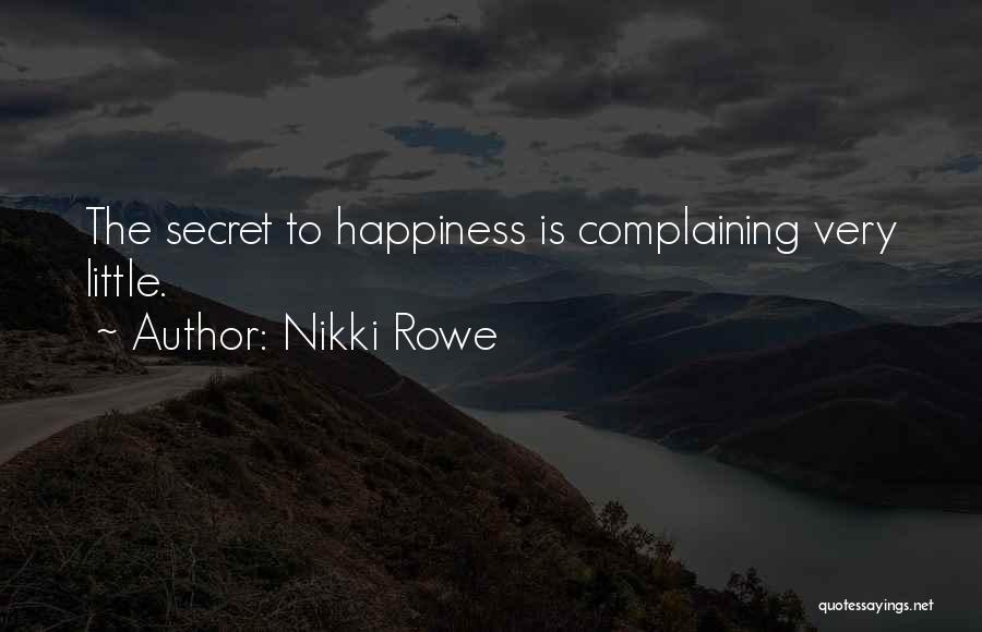 Being Thankful And Grateful Quotes By Nikki Rowe