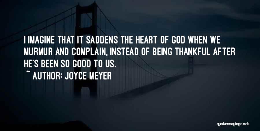 Being Thankful Quotes By Joyce Meyer