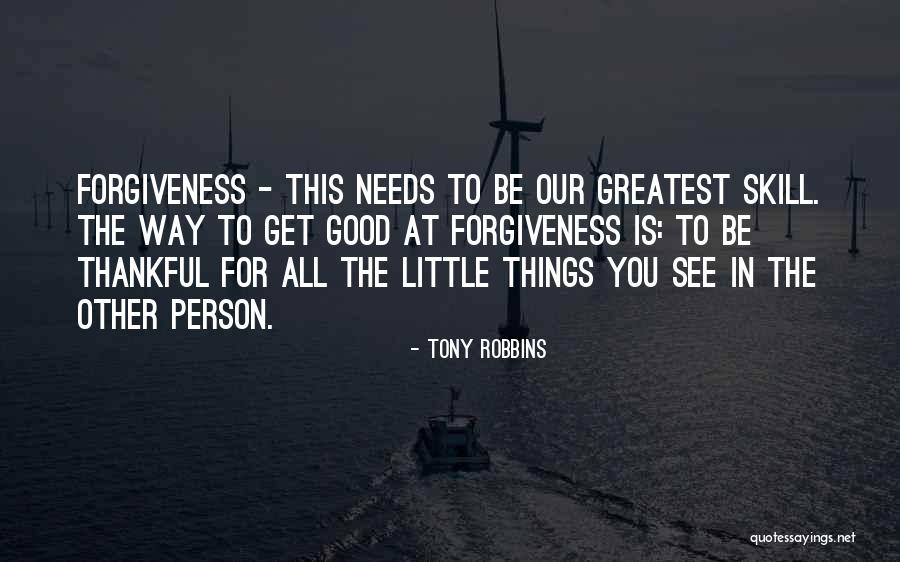 Being Thankful Quotes By Tony Robbins