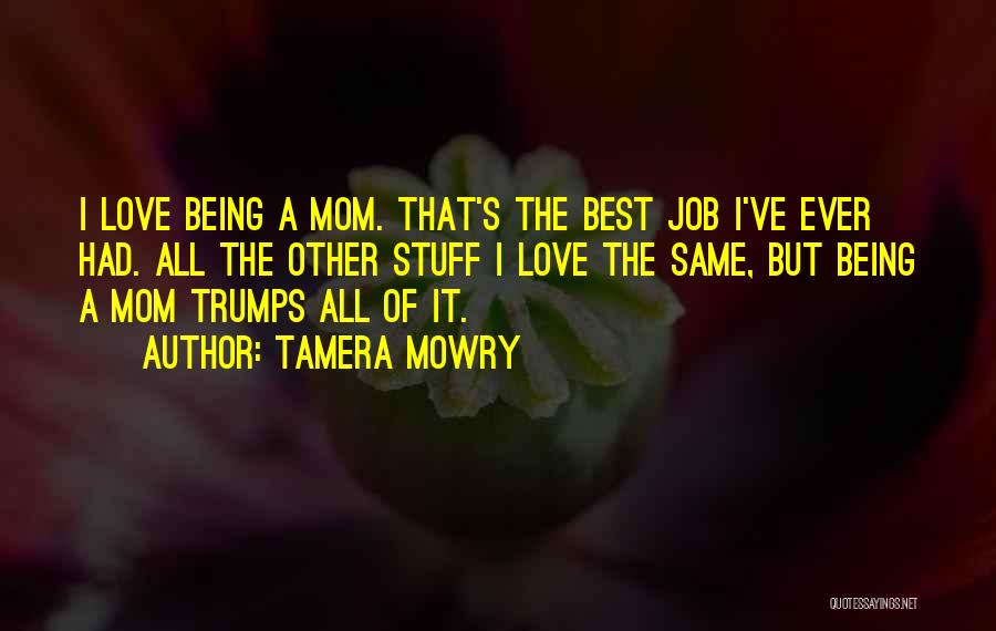 Being The Best Mom Quotes By Tamera Mowry