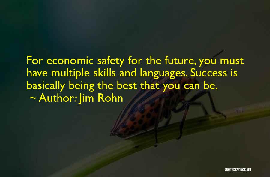 Being The Best That You Can Be Quotes By Jim Rohn