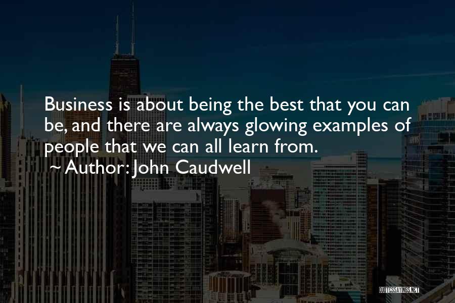 Being The Best That You Can Be Quotes By John Caudwell