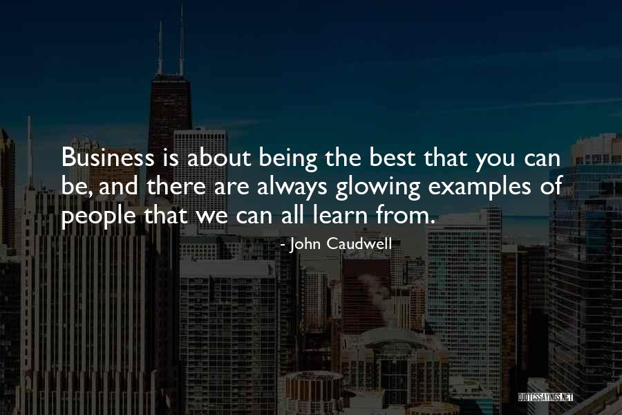 Being The Best You Can Be Quotes By John Caudwell