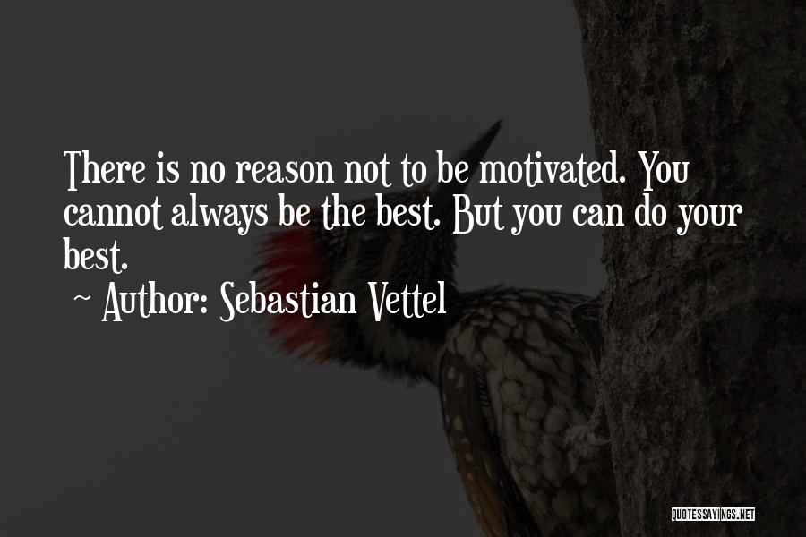 Being The Best You Can Be Quotes By Sebastian Vettel