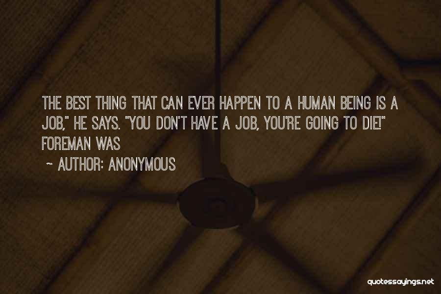 Being The Best You Can Quotes By Anonymous