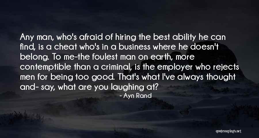 Being The Best You Quotes By Ayn Rand