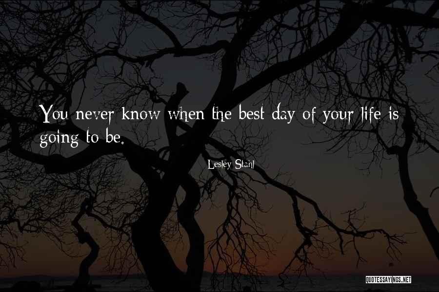 Being The Best You Quotes By Lesley Stahl