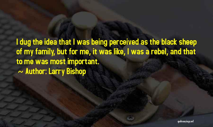 Being The Black Sheep Of The Family Quotes By Larry Bishop