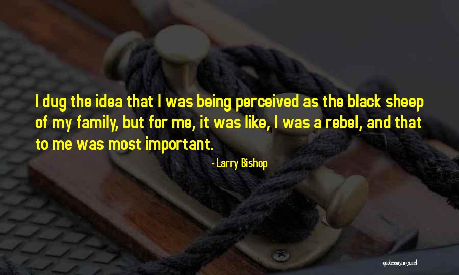 Being The Black Sheep Of The Family Quotes By Larry Bishop