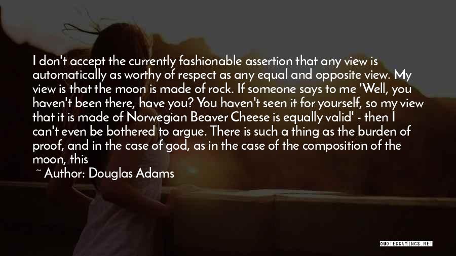 Being The Moon Quotes By Douglas Adams