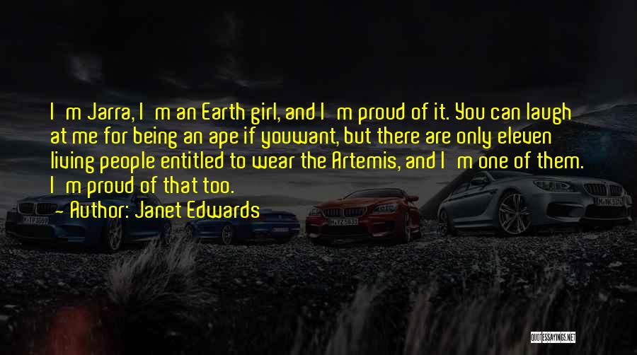 Being The Only One For You Quotes By Janet Edwards