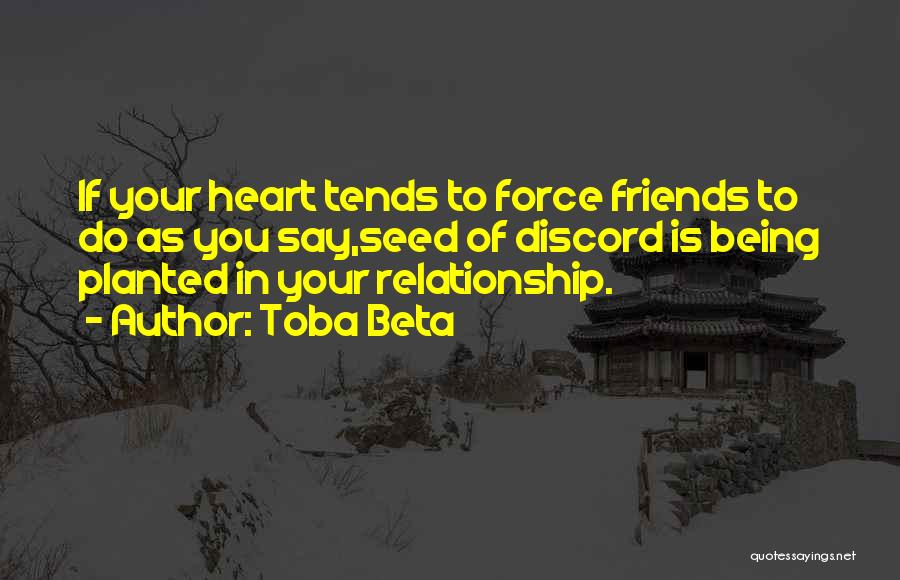 Being The Only One In A Relationship Quotes By Toba Beta