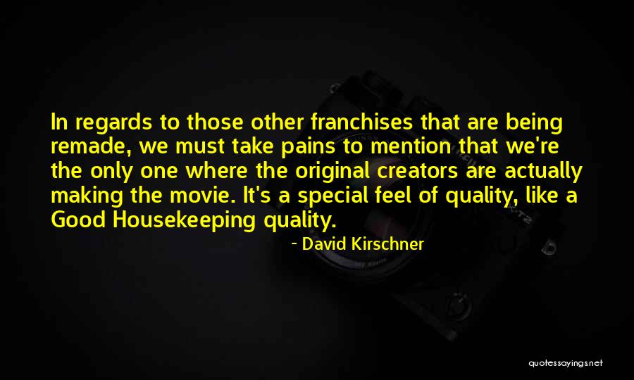 Being The Only One Quotes By David Kirschner Being The Only One Quotes By David Kirschner