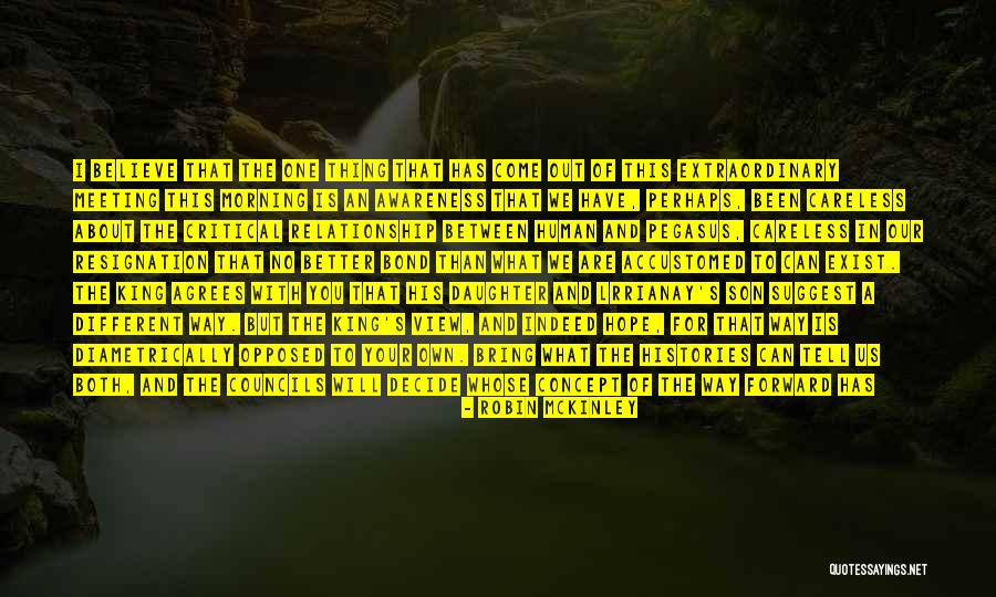 Being The Only One Quotes By Robin McKinley Being The Only One Quotes By Robin McKinley