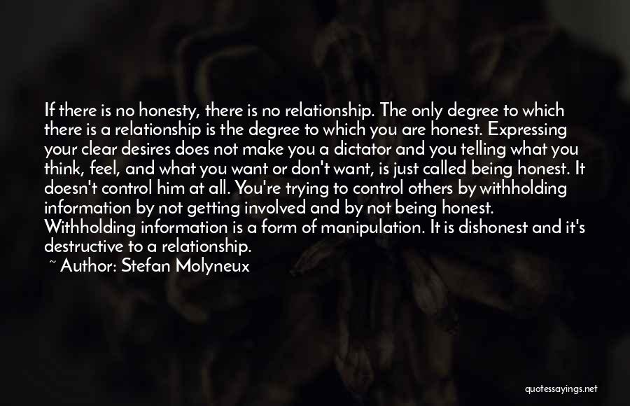 Being The Only One Trying In A Relationship Quotes By Stefan Molyneux