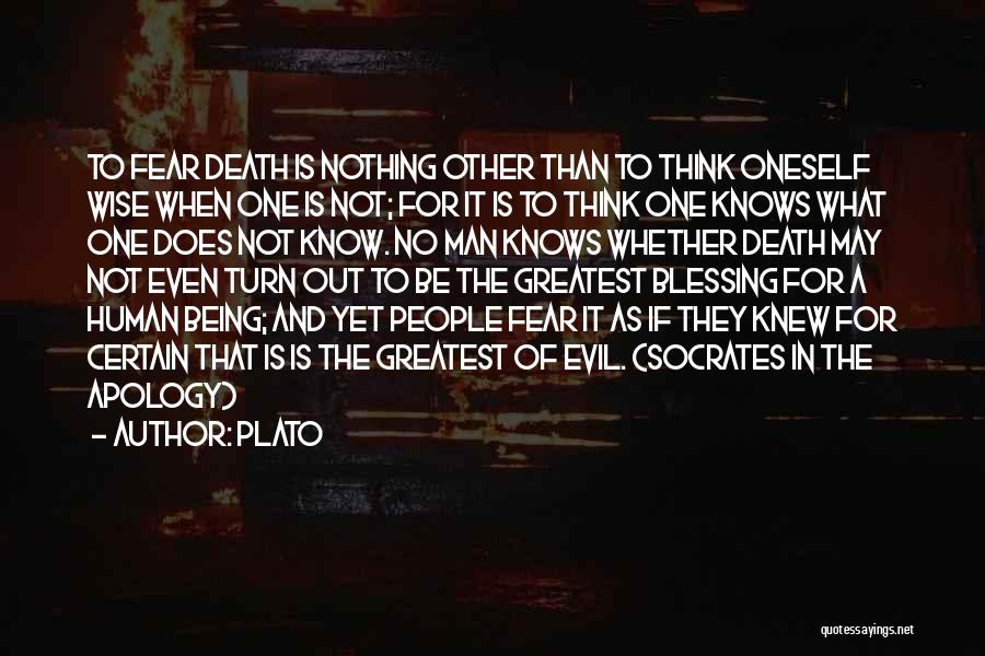 Being The Other Man Quotes By Plato