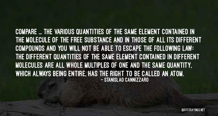 Being The Same And Different Quotes By Stanislao Cannizzaro Being The Same And Different Quotes By Stanislao Cannizzaro