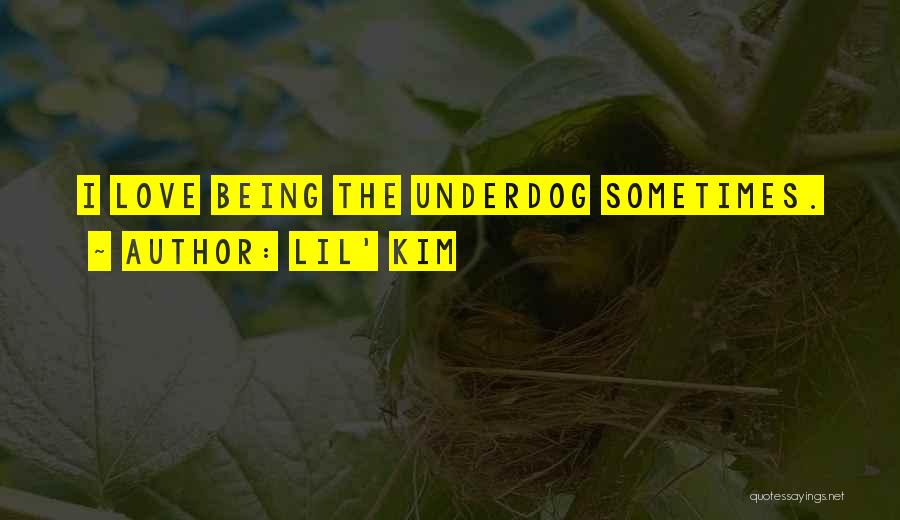 Being The Underdog Quotes By Lil' Kim