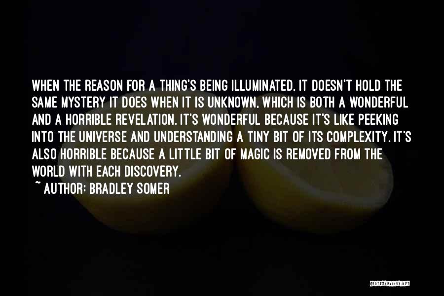 Being The Universe Quotes By Bradley Somer