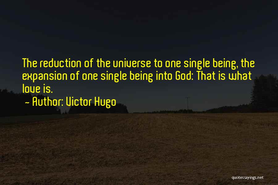 Being The Universe Quotes By Victor Hugo