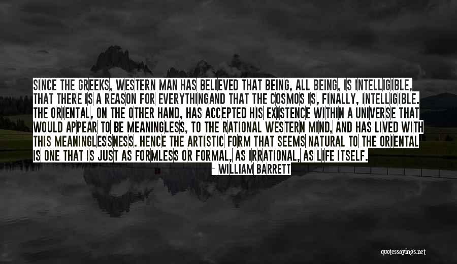 Being The Universe Quotes By William Barrett