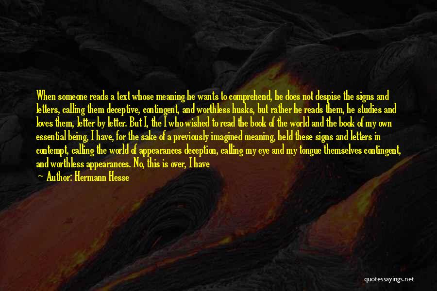 Being The World To Someone Quotes By Hermann Hesse