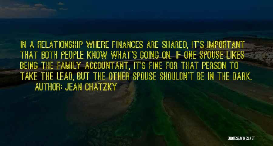 Being There For Your Spouse Quotes By Jean Chatzky
