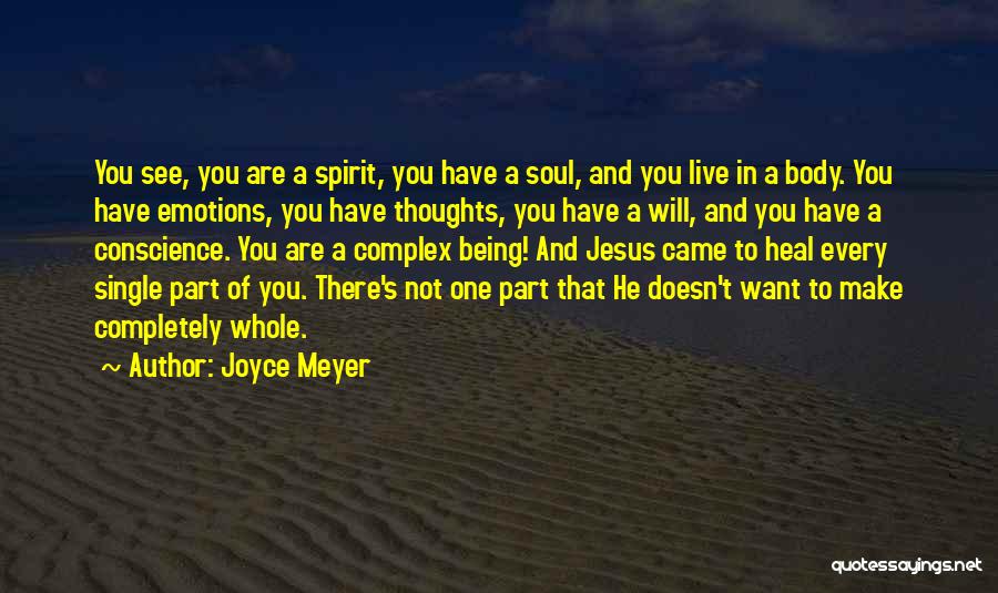 Being There In Spirit Quotes By Joyce Meyer