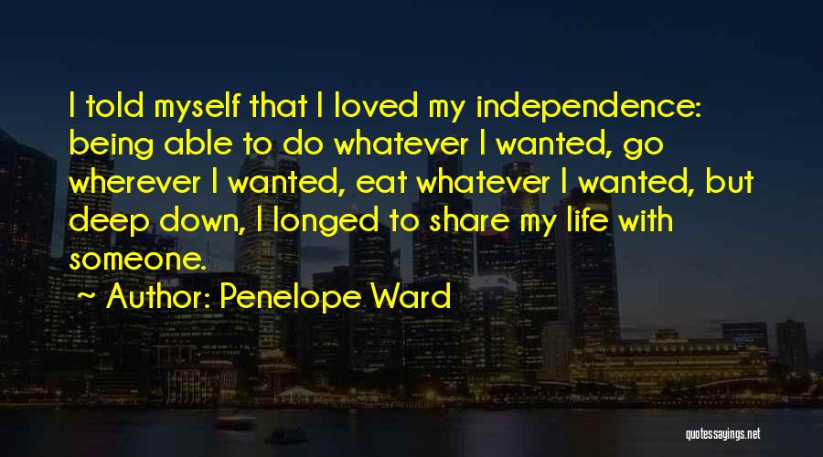 Being Told You're Loved Quotes By Penelope Ward