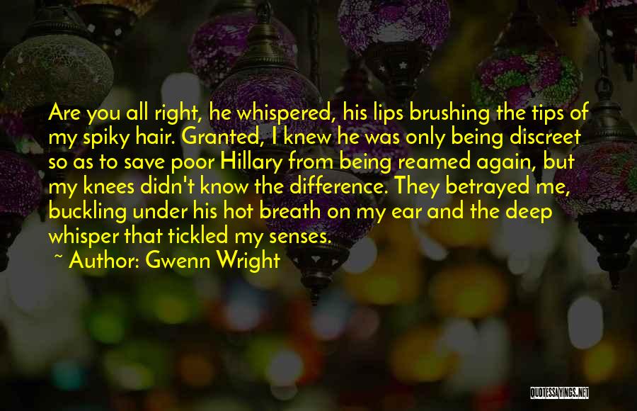 Being Too Deep In Love Quotes By Gwenn Wright