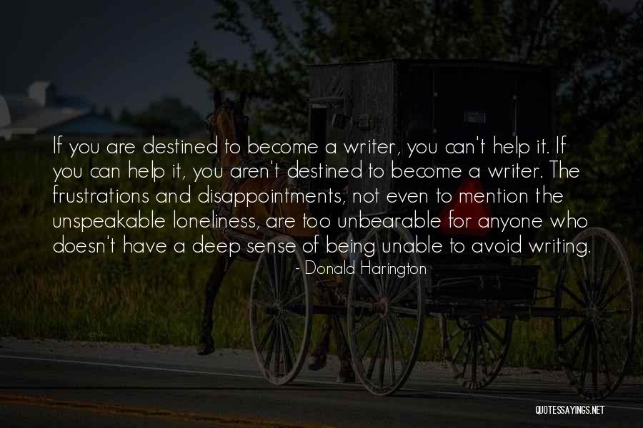 Being Too Deep Quotes By Donald Harington Being Too Deep Quotes By Donald Harington