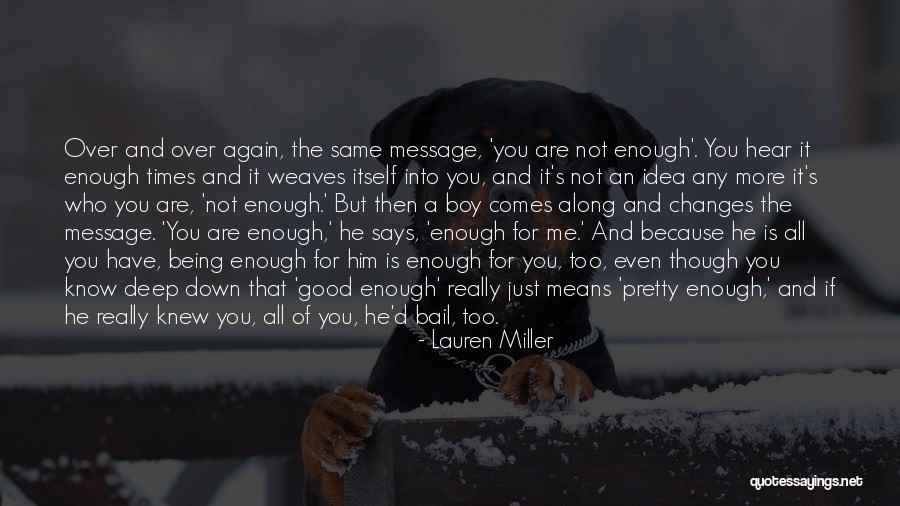 Being Too Deep Quotes By Lauren Miller Being Too Deep Quotes By Lauren Miller