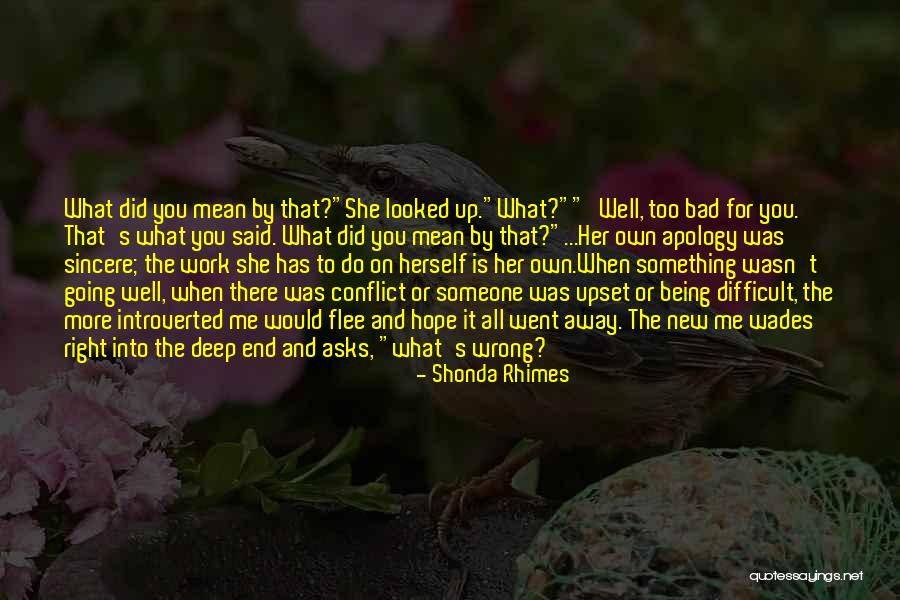 Being Too Deep Quotes By Shonda Rhimes Being Too Deep Quotes By Shonda Rhimes