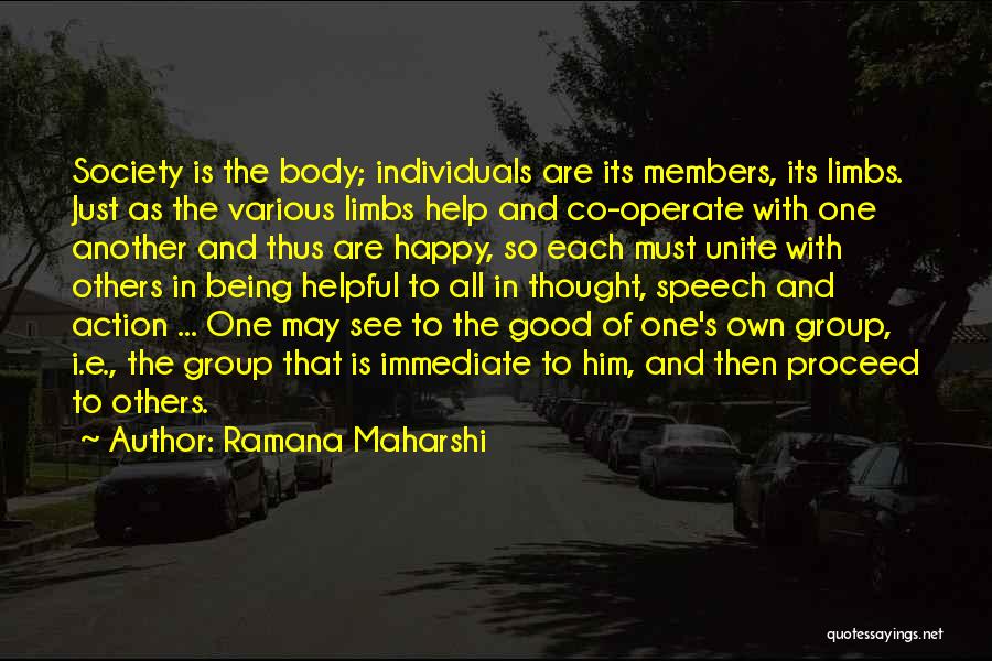 Being Too Helpful Quotes By Ramana Maharshi