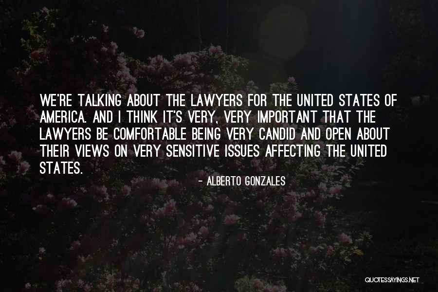 Being Too Sensitive Quotes By Alberto Gonzales Being Too Sensitive Quotes By Alberto Gonzales
