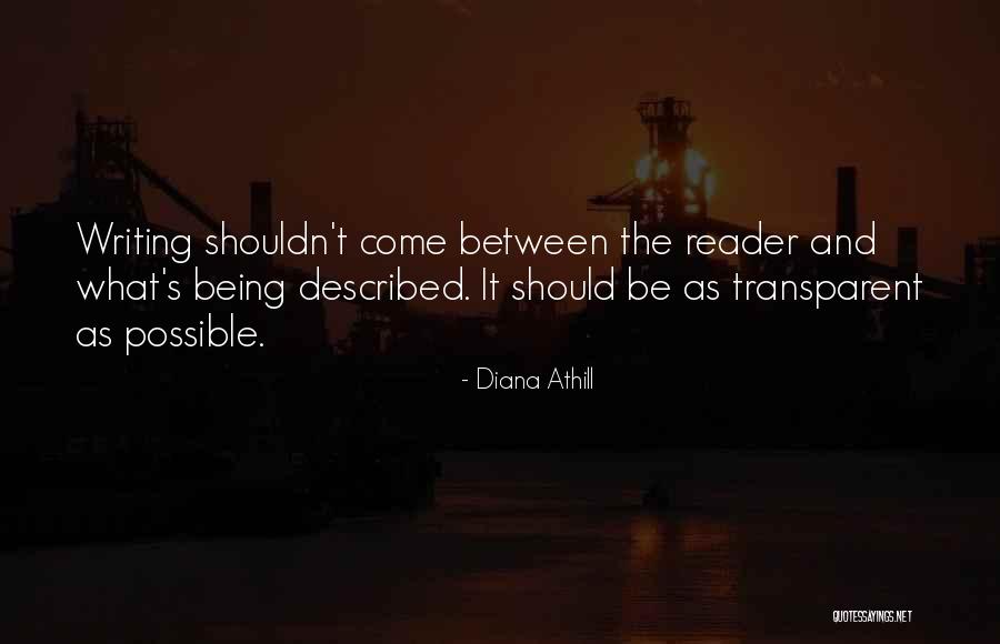 Being Transparent Quotes By Diana Athill Being Transparent Quotes By Diana Athill