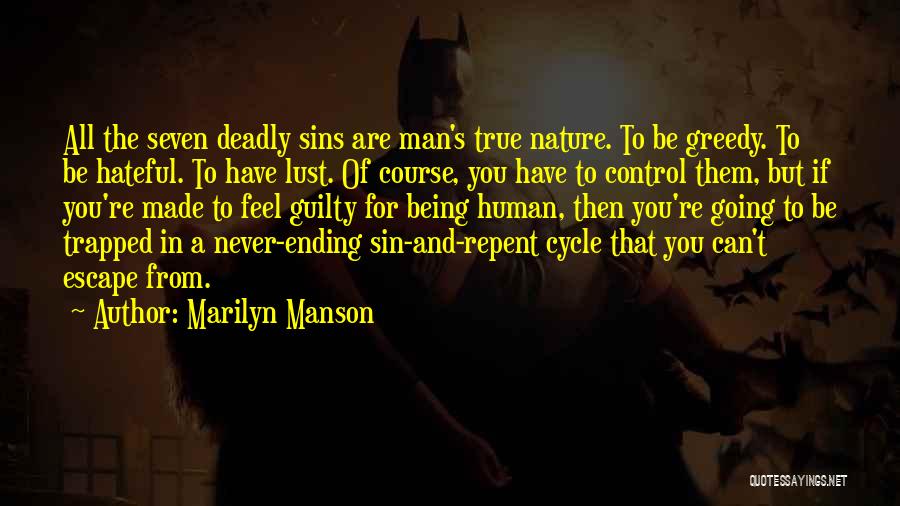 Being Trapped In The Past Quotes By Marilyn Manson