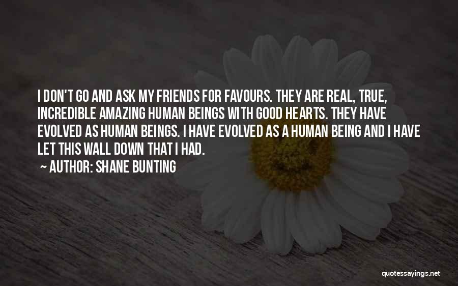 Being True To Your Friends Quotes By Shane Bunting